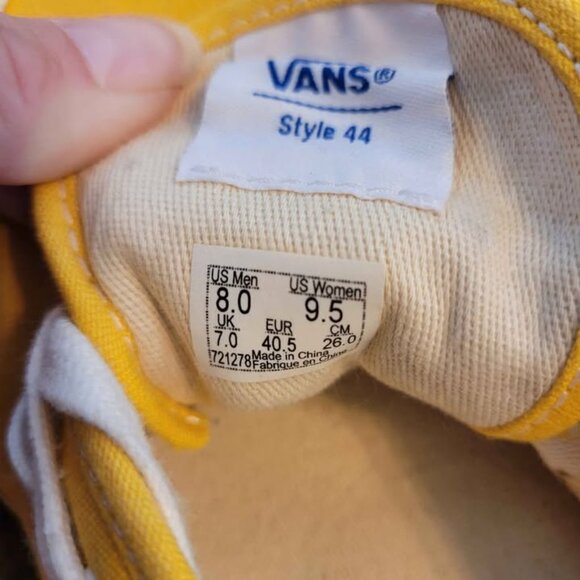 Authentic Vans Yellow Shoes - Picture 2 of 3